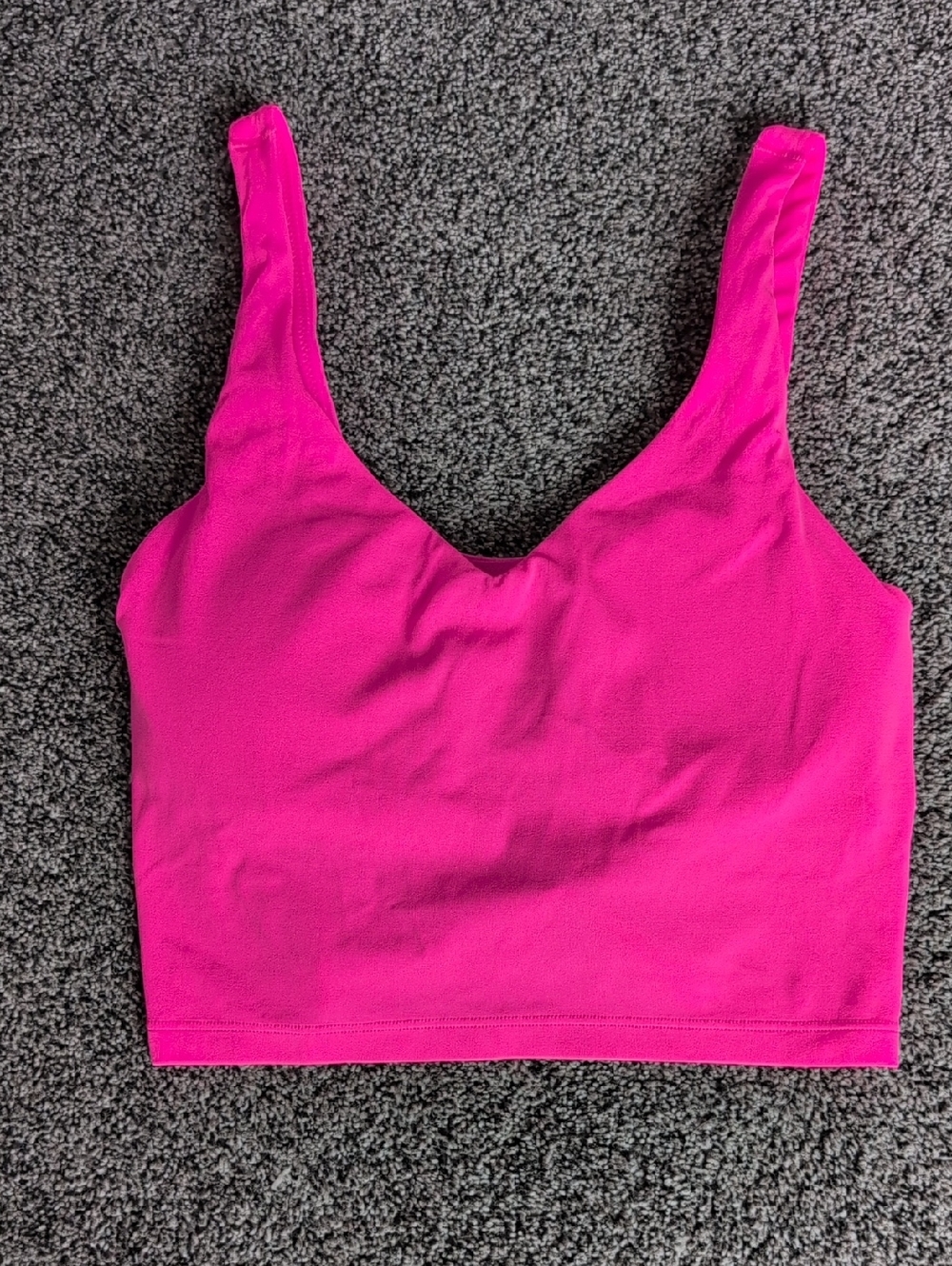 Aerie Offline Bright Hot Pink Cropped Active Tank Top Size Small